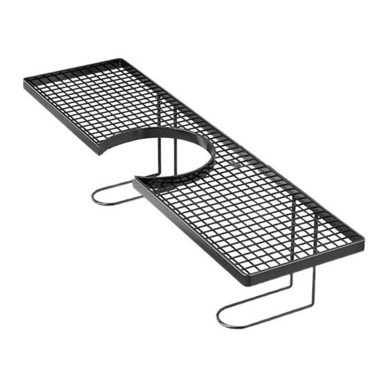 Faucet Holder U-Shaped Capacity Large No Drilling Design Organizer Waterproof Rust-Proof Drainage M чёрный