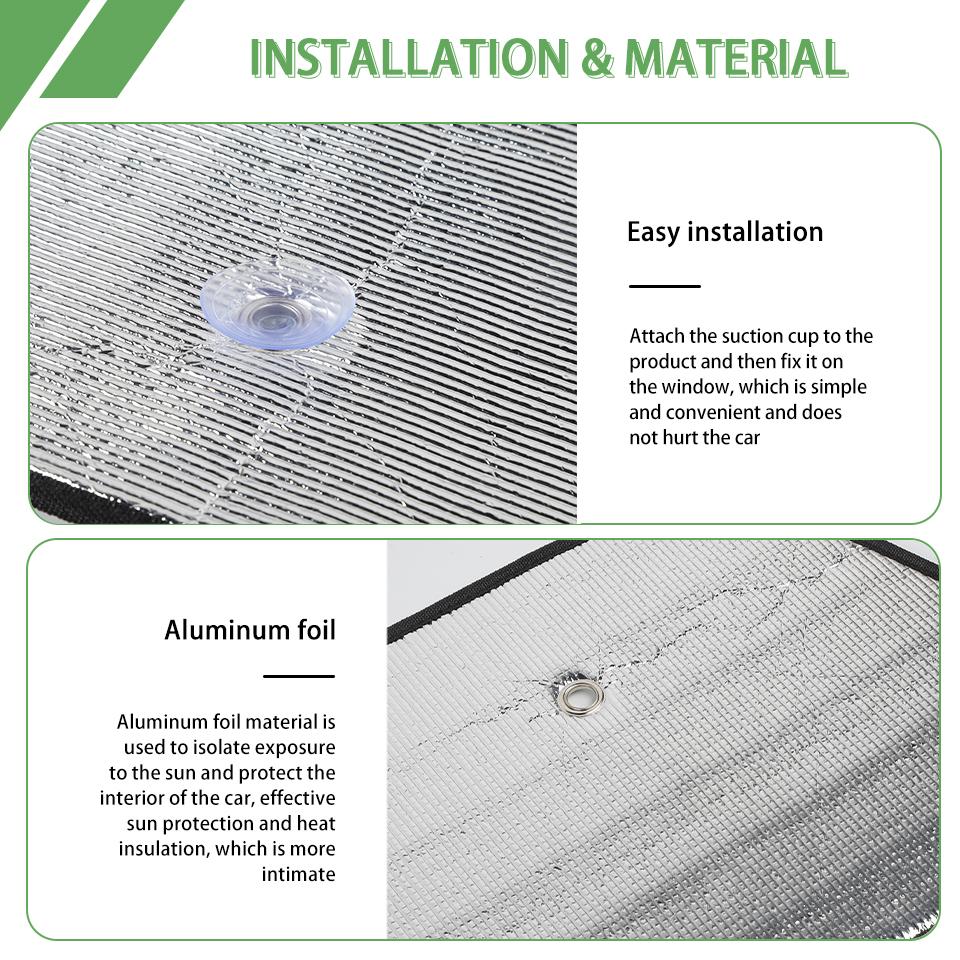 Car Windshield Sunshade Window Shade Foldable Sun Visor Cover Fit for Dodge RAM 2010-2017 2018 Up  Car Interior Accessories