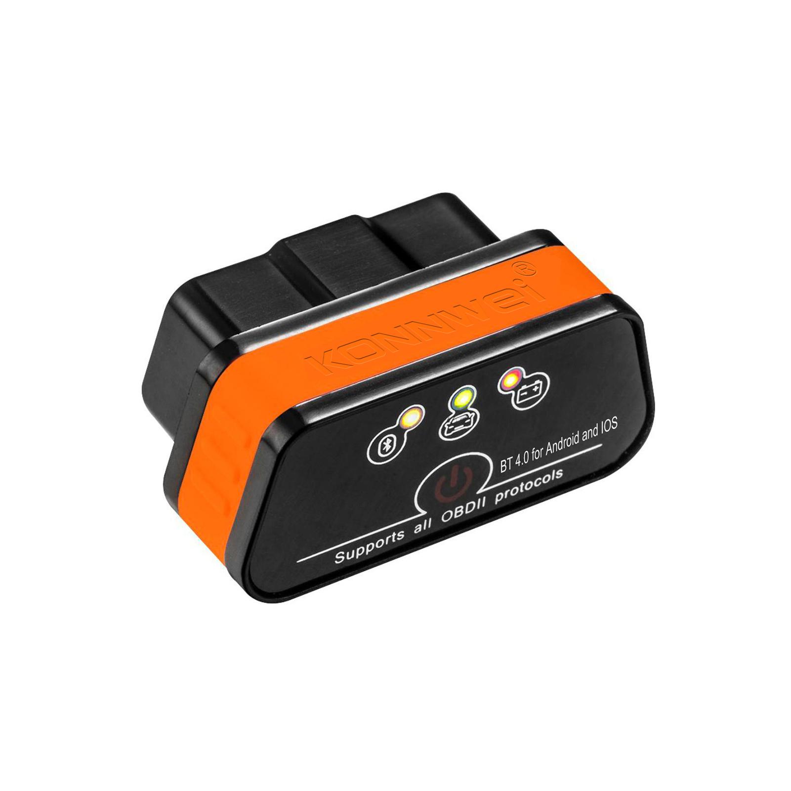 

KONNWEI KW901 OBDII BT 4,0 беспроводной автоматический диагностический тестер неисправностей двигателя тестер сканер автомобиля