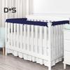 3Pcs Crib Rail Cover Reversible Crib Rail Edge Protector Soft Anti-Collision Teething Strip Universal Baby Crib Corner Guard Safety Bumper