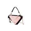 Prada Kosmetiktasche/Kulturbeutel [Personalisierte Tasche] Leder mattierte Perlen und Dingo-Kettenverzierung, exquisit und elegant, künstlerisch Mattierte Perlen