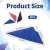Window Tint Triangle Squeegee Kit, 3Pcs Flexible Micro Vinyl Squeegee for Tight Spaces Wrapping Curves Slot Tint Tool Card Scraper for Car Wrapping