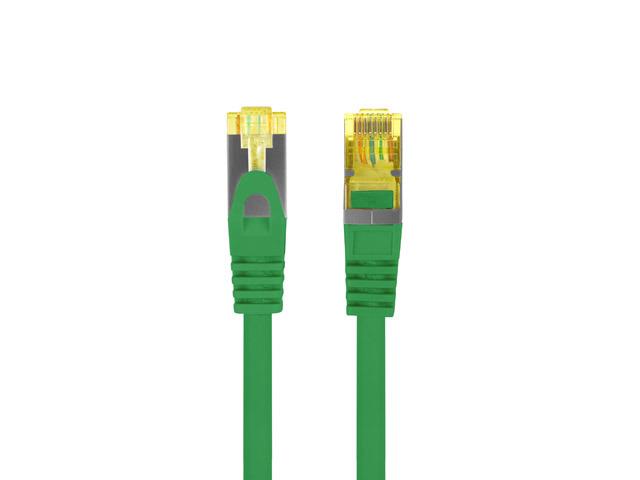 Patchcord Lanberg FTP cat.6A 0.5m LSZH CU fluke passed green