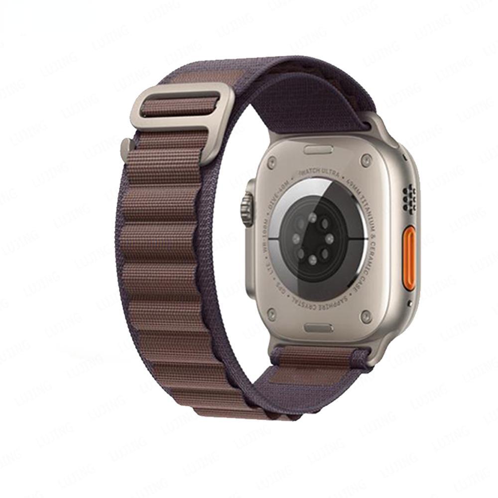 

Ремешок Alpine, нейлоновый ремешок для часов Apple, ремешок для часов 49 мм, 45 мм, 41 мм, 44 мм, 40 мм, 38 мм, 42 мм для Iwatch series 5 SE 6 7 8 9, ультра спортивный ремешок 42mm 44mm 45mm