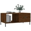 VidaXL Table basse chêne marron 90x50x40 cm bois d'ingénierie 829227