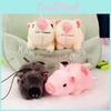 Animal Plush Keyring Pig Shape String Holder For School Backpack Accessory Gift
