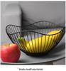 Nordic Creative Iron Art Fruit and Snack Basket for Living Room Storage