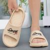 Fashion Fashion Non-Slip Men Slippers House Shoes Soft Platform Slide Sandals Men Indoor Outdoor Shower Bathroom Slipper Casual Shoes