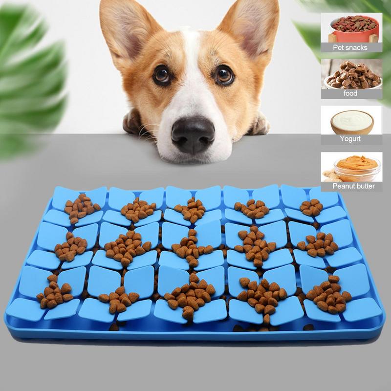 Lick Pads For Dogs Silicone Dog Lick Mat With Strong Suction Cups Dog Slow Feeders Lick Mat Boredom Reduce Pad For Food Treats