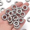 10Pcs 15×4mm Stainless Steel O-ring Round Buckle For Webbing Backpack Leather Craft Bag Parts Clasps DIY Connector Accessories