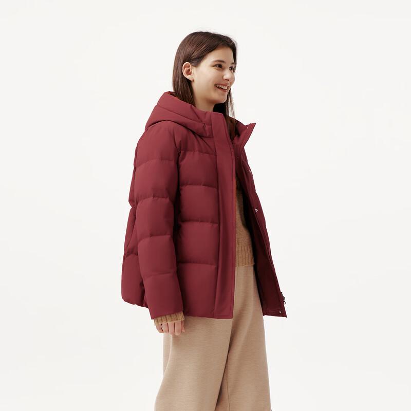 Tanboer Women's Casual Hooded Short Down Jacket