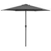VidaXL Garden Parasol and Aluminum Pole, Patio Sunshade, Sun Shelter, Backyard Terrace Parasol 47346