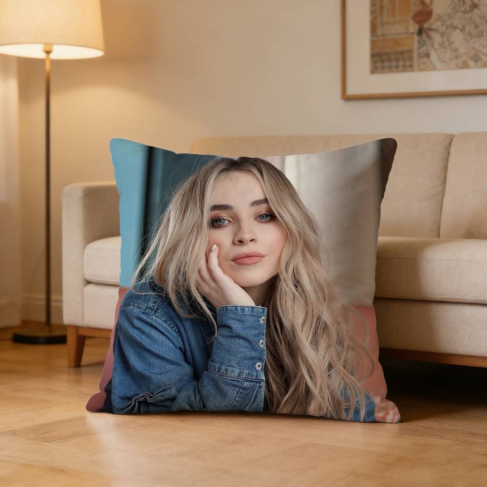 SSabrina Carpenter Pillow Case for Sofa Living Room Home Office Decor Protective Cover