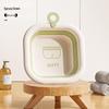 Newborn Portable Foldable Baby Washbasin - Thickened Plastic Infant Basin