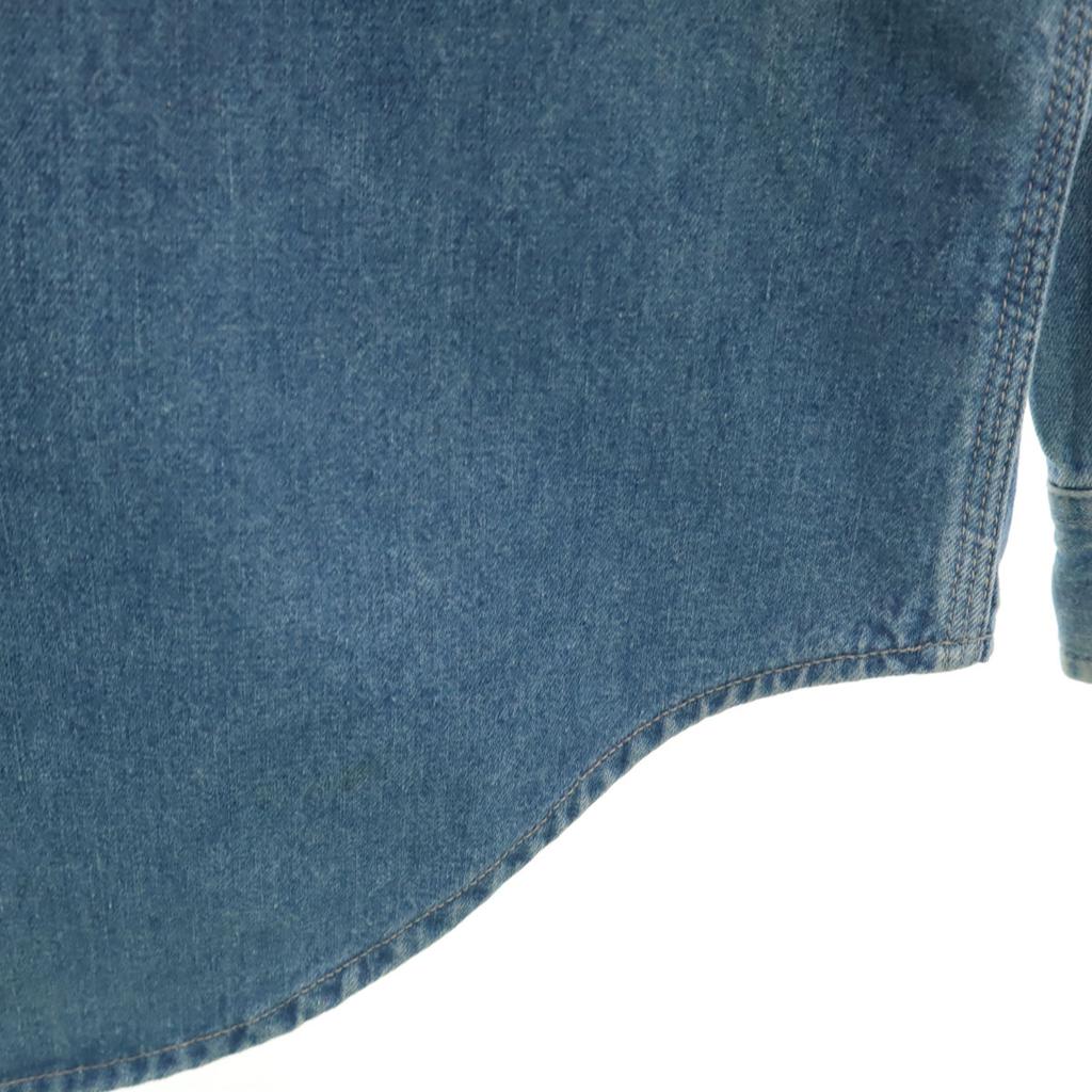 POLO COUNTRY RALPH LAUREN 80s 90s Old Long sleeve Denim shirt M Wash blue Men's Used