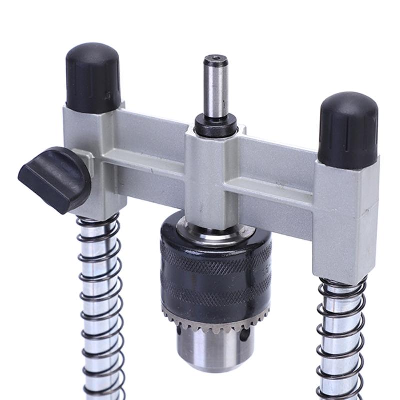 Multifunctional Electric Drill Holder Stand Guide for Handheld Drill 90 Degree Vertical Alignment for Various Materials