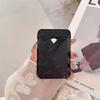 High End Business Sle For MagSafe Magnetic Leather Card Holder For iPhone 17 Pro Max With Logo Exquisite Retro Pattern Women Men Universal ID Bank Bus