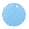 5Pcs Silicone Heat Insulation Mat Round Honeycomb Heat Resistant Coaster  Thermal Insulation