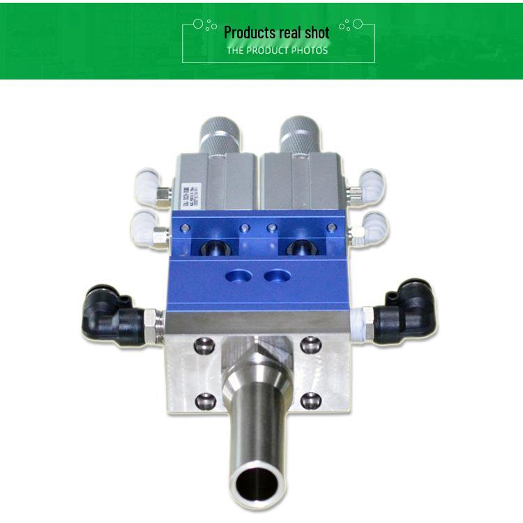 Adjustable High-Precision Pneumatic AB Glue Dispensing Valve with Back-Suction Double Cylinder