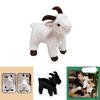 Adorable Small Mountain Goat Plush Doll Stuffed Animal Toy Soft Toy Popular Black And White Sheep Zodiac Sheep Bulk Order