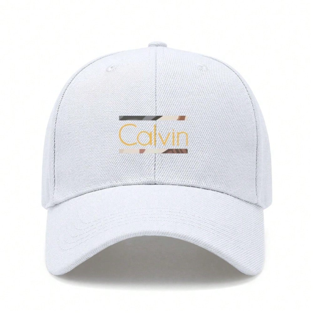 Cappellino da Baseball Calvin Minimalista - Unisex Leggero Traspirante Poliestere Regolabile Casual Moda Cappellino da Baseball Per Sport all'Aperto Passeggiate in Città