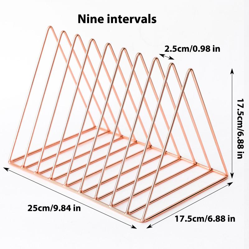 Metal Holder Multifunction Stainless Steel Mobile,Photos,Books,Magazines Storage Display Stands Office Desk Decoration