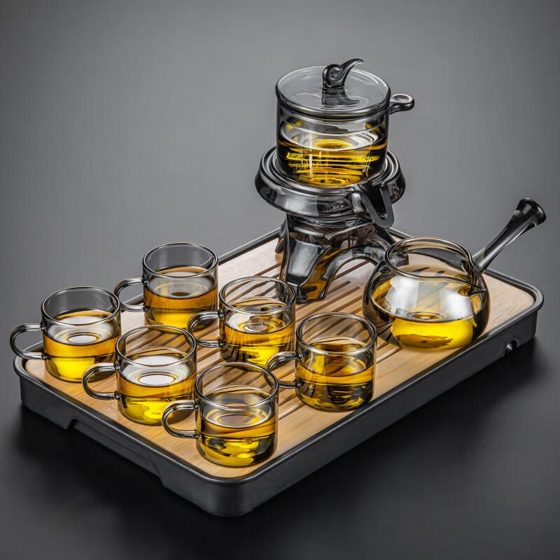 Lainuo Automatic Glass Rotating Tea Set