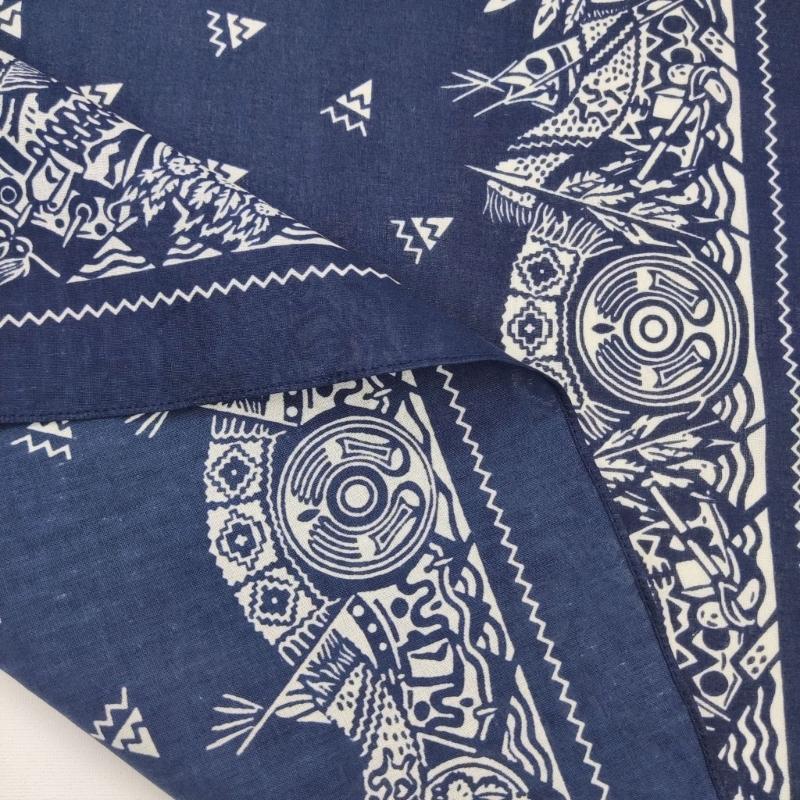 Hiphop Paisleys Bandanas Handkerchief Colourful Men Women Print Handkerchief for Head and Neck Wear