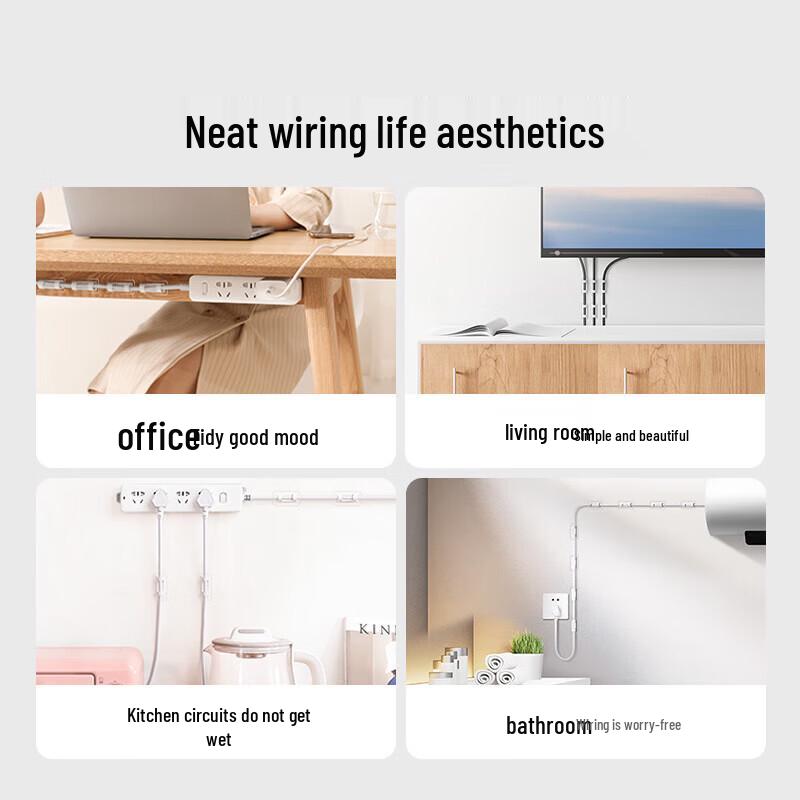 UGREEN Self-Adhesive Cable Organizer Clips