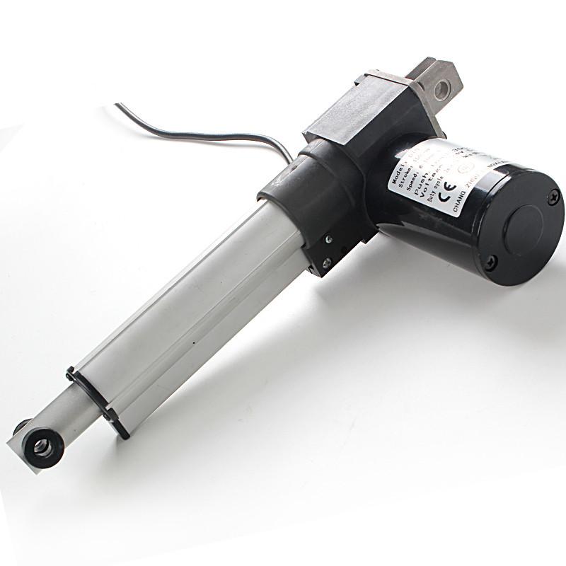 24V 6000N 50/100mm lineární pohon Zdvih motoru pro velké zatížení DC nastavitelný aktuátor Tor otvírač Elektromotor lineární
