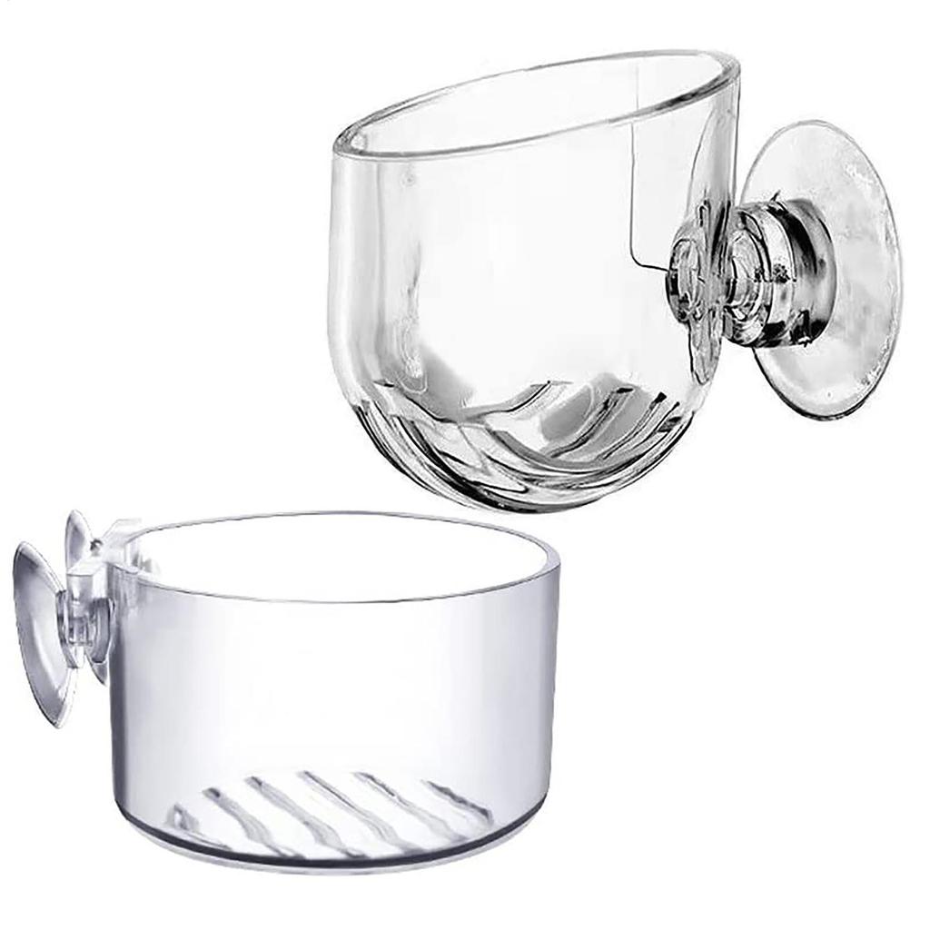 Aquarium Plant Pot Glass Cylinder Cup With Suckers For Cultivate Aquatic Plant Seeds Coral Moss Fish Tank Decoration Accessory