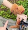 Plyšový plyšový plyšový zvířátko Kawaii Kapybara kroužek na ruku Náramek Kid Funny Toys