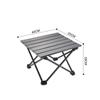 Venkovní Kempingový Skládací Stůl Přenosný Piknikový Barbecue Stolek Ultralehký Skládací Stolek s Rolovací Deskou Kempování Turistika Rybaření Kovové Stoly
