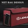 Auto Kofferraum Organizer Box Leder Faltbare Aufbewahrungstasche Für Lexus GS IS LS500h ES260 ES300h RX350h NX260 UX260 LM LC RZ450e TX RC CT