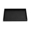 Woodten Jewelry Accessory Premium PU No for Commercial P17301 Tray, Tray, Black, Leather, Dividers, Rings, Watches, Necklaces, Display, Storage,
