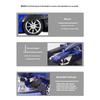 1/24 Pagani Zonda HP Barchetta Limited Convertible Edition Supercar Alloy Metal Diecast Car Model Independent DIY Design Gifts