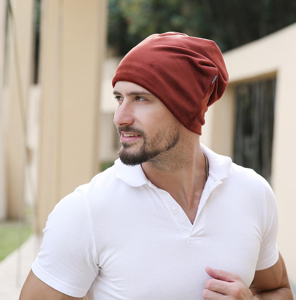 Unisex Soft Beanie Hat Casual Stretchy Knit Hat for All Seasons Lightweight Slouchy Skull Cap for Men and Women