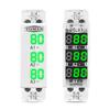TOMZN DIN Rail 18mm Apmere Meter AC 100A 220V 380V Three Phase Modular Ammeter Indicator LED Digital Display Detector Witch CT