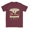 T-shirt da uomo Oh Deer Diner Emblem Alan Wake Gioco Anime 100% Cotone Abbigliamento Vintage Manica Corta Girocollo Magliette Estive
