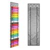 48 Grid Vinyl Roll Storage Bag Space Saving Elastic 600D Oxford Cloth Wall Mounted Vinyl Roll Holder Behind The Door