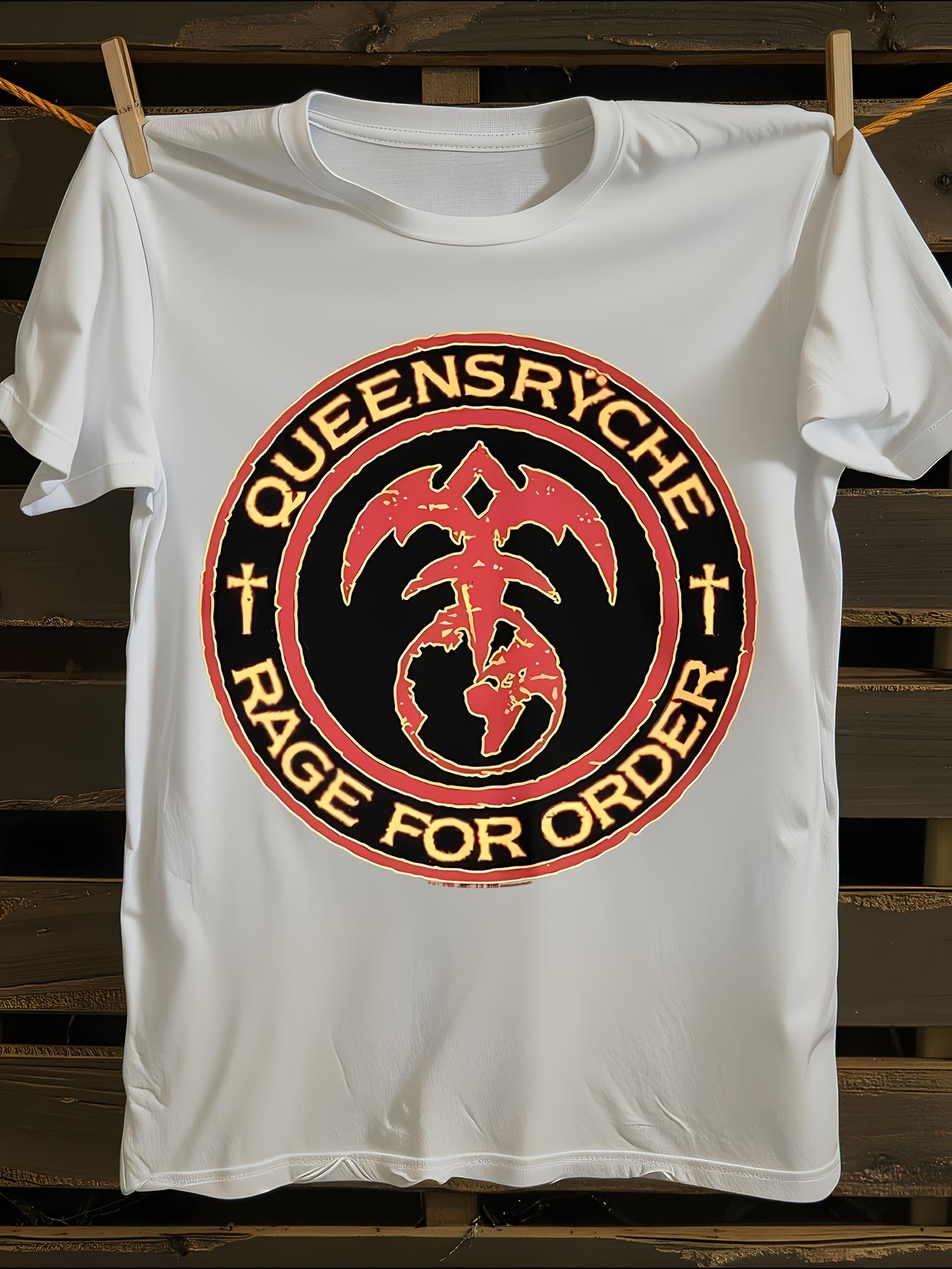 Queensrÿche Rage for Order Album Graphic Tshirt S