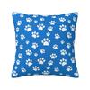 Colorful Animal Footprint Dog Paw Prints Cushion Cover  cm Velvet Throw Pillow Case for Living Room Bedding Sofa Pillowcase