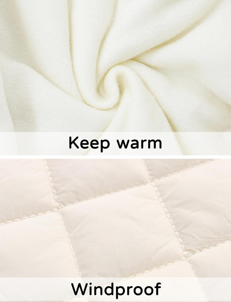 AIEOE Baby Down Long Newborn for Boys and Bear Front Baby Shower Size 60 Romper, Sleeve, Hooded, Coverall, Girls, Autumn/Winter, Thick, Warm, Cute,