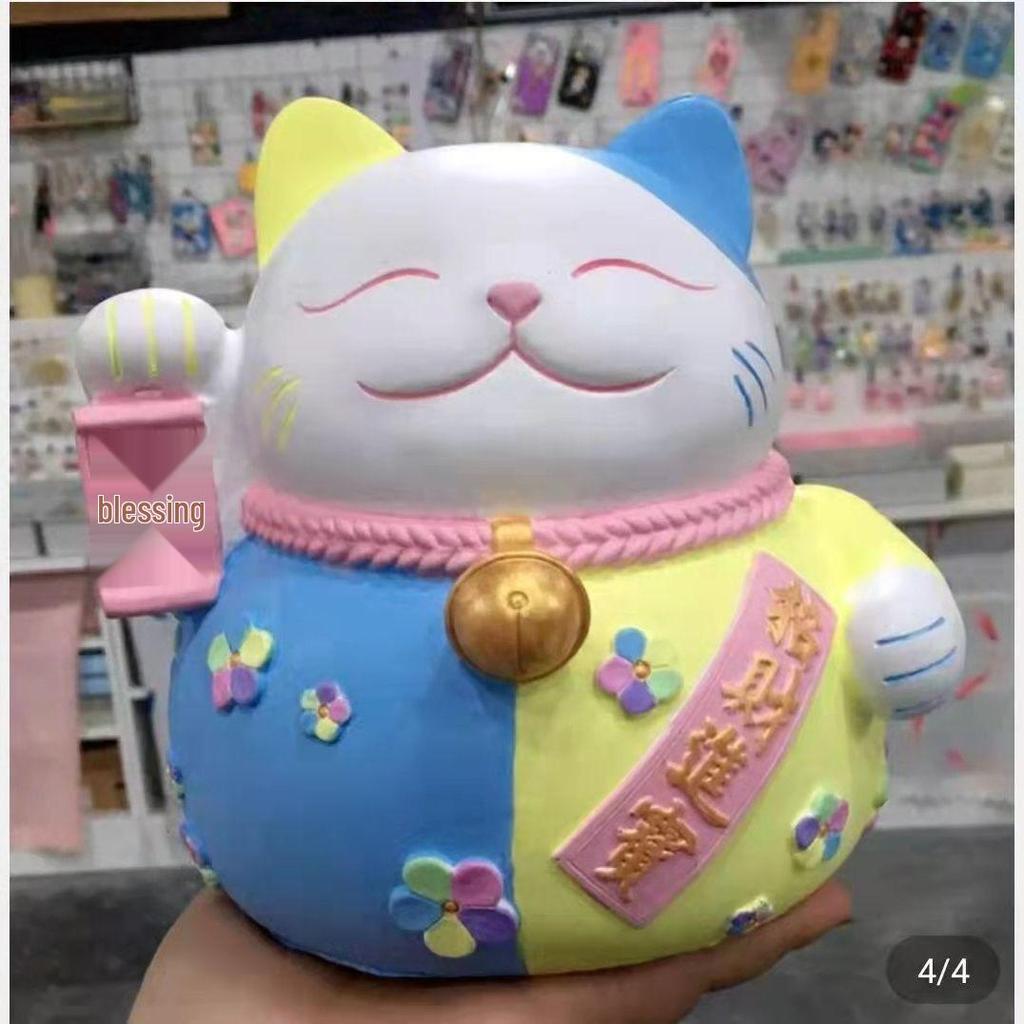 Right Hand Beckoning Cat Piggy Bank: Child-Safe, Dual-Use Money Saver and Home Decor