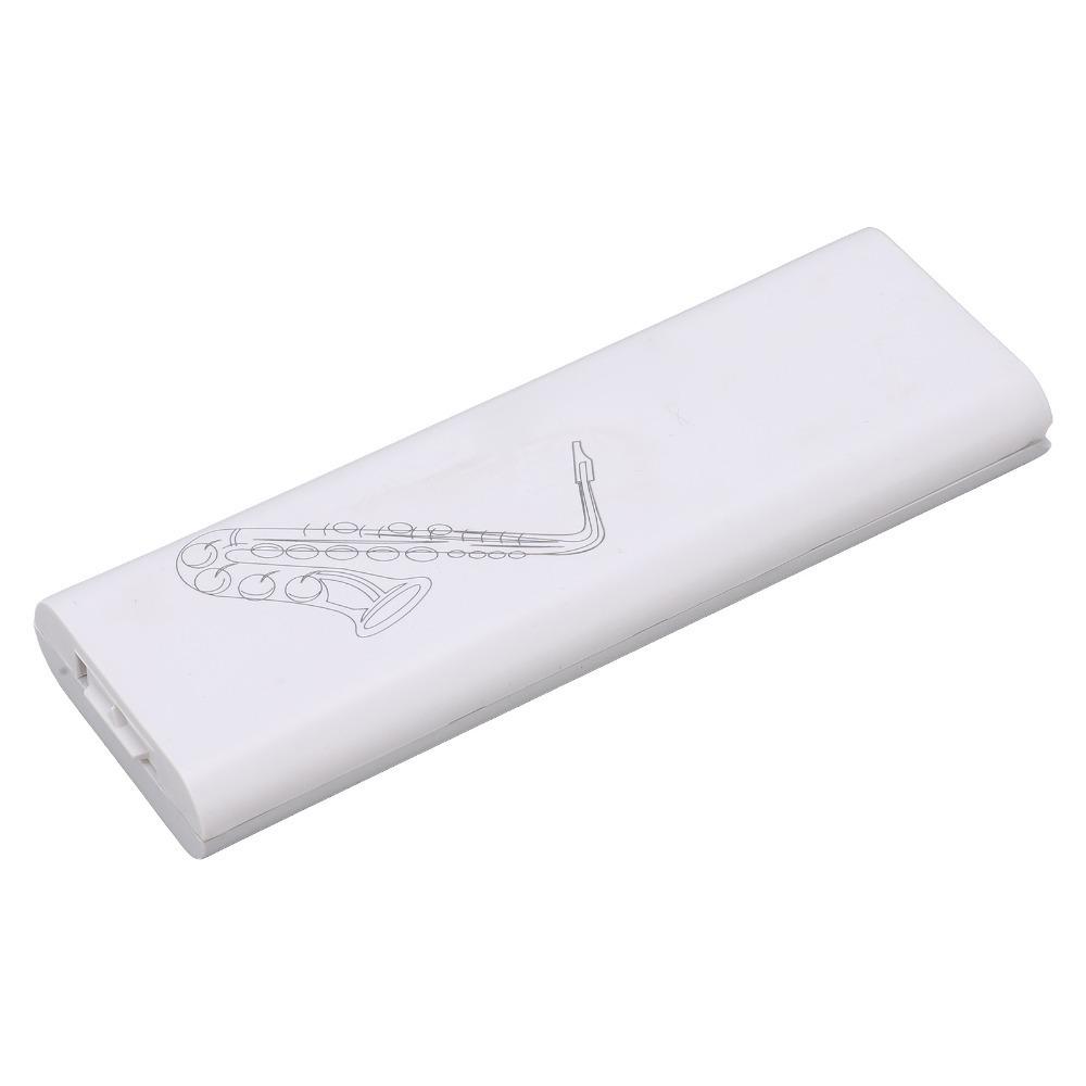 White Saxophone Reed Case ABS Protective Reed Holder Instrument Reed Holder For Saxophone Reed