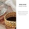 Women's Double-Layer Strap Bracelet: Light Luxury Exquisite Fashion Armlet in Cold Style