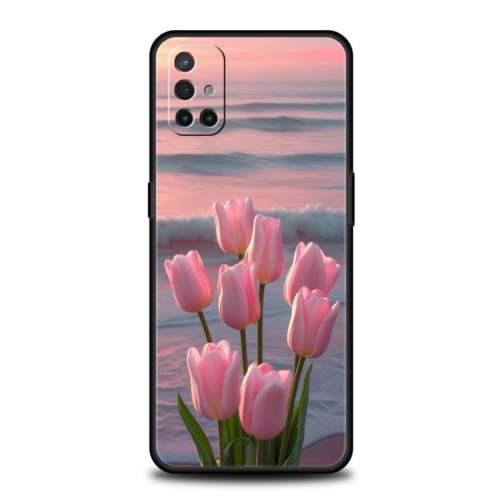 

Розовый тюльпан Цветок Сердце Любви Чехол для телефона Для OnePlus 15 13 12 11 10 Pro 13T 13R 12R 9 8T 8 7 7T 9R Nord 2T CE 2 3 4 5G Мягкая крышка OnePlus 10R