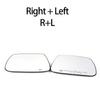 Left Right Side Heated Mirror Glass LH RH Replacement for Jeep Grand Cherokee 2005-2010 5142875AA, CH1324102 5142874AA,CH1325102