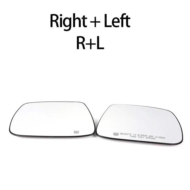 Left Right Side Heated Mirror Glass LH RH Replacement for Jeep Grand Cherokee 2005-2010 5142875AA, CH1324102 5142874AA,CH1325102