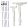 Food Processing Tool Pig Hair Removal Tool, T-Shaped Handle Stainless Steel Blade Scraper, T Shaped Scraper Easy Fat for Meat And Scraping Kitchen
